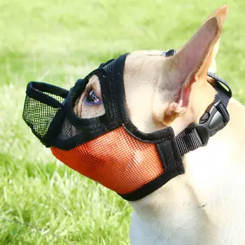 Bot Scurt Câine Bot Animale De Companie Masca Anti-Muște Reglabil Ochiurilor De Plasă Respirabil Bulldog Bot De Câine Masca Bulldog Francez De Accesorii