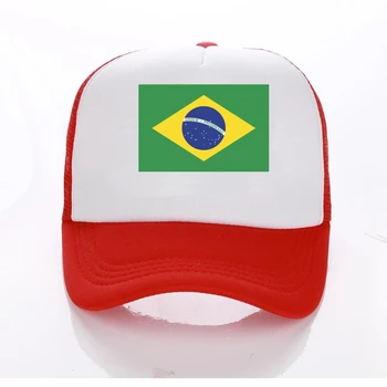Brazilia Logo Baseball Caps DIY Fotografie Personalizate Nume de Imagine Casual, Plasă de Sport, Pălării de Vot Călătorie Echipa Pălării
