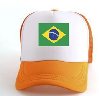 Brazilia Logo Baseball Caps DIY Fotografie Personalizate Nume de Imagine Casual, Plasă de Sport, Pălării de Vot Călătorie Echipa Pălării