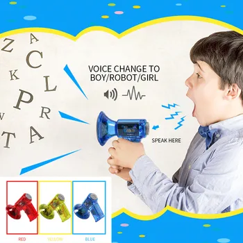 Amuzant Multi Voice Changer Amplificator 3 Voci Diferite Jucărie Distractiv Vorbitor Copii Cadouri Educative Pentru Copii Jucarii Copii, Cadouri De Ziua De Nastere