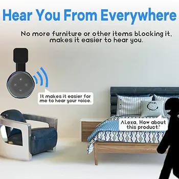 Priza de Perete Suport de Montare Muzică Vorbitor de Montare Voce Asistent în Bucătărie Dormitor Audio Portabil Stand pentru Echo Dot 3 Suportului Acasă