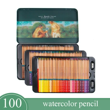 24/36/48/72/100/120 Culori Profesionale Ulei de Culoare Creioane Set Pictura Artist Schiță Creion de Acuarelă de Artă