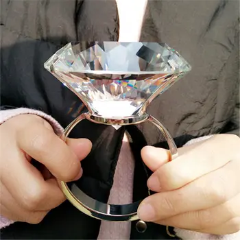 Creative Cristal Diamant Mare Cadou de Nunta Propunere Prop Mărturisire Ziua Îndrăgostiților Pentru a Da Prietena Cadou de Ziua Favoarea Partidului