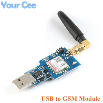USB cu Modul GSM Quad-band GSM GPRS SIM800C Modulul de Bluetooth Mesaje SMS Cu Antena