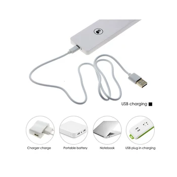 Noile LED-uri USB 5V Pliere Lampă de Masă contra cost Lampa de Birou Calendar Ceas Deșteptător Lampă de Carte de Protecție a Ochilor Portabil de Învățare Lampa