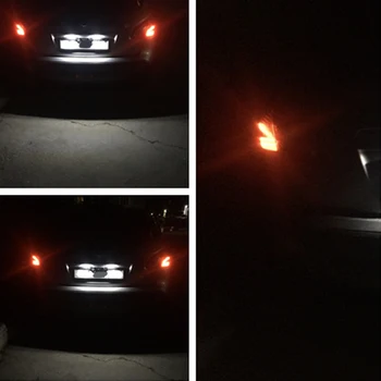 2 buc Pentru Nissan Armada Pathfinder R51 Qashqai J10 Teana J32-Versa X-trail T31 LED-uri Auto de Înmatriculare Auto de lumină Numărul de Coada Lampa