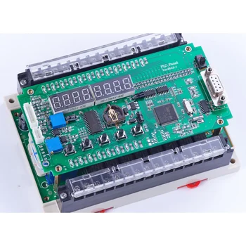 Plc controler logic programabil plc cabina de FX2N 20DL 0-10V 4 AD 2 DA 12 în 8 RTC LED releu regulator automat de tensiune 220V