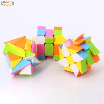 Axa Magic Cube Schimba Neregulat Jinggang Cub Roată de Vânt Cub 3x3 Fisher Cube Stickerless 3x3x3 Cubo Magico Corp Colorat