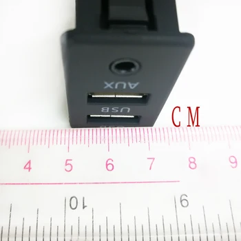 Biurlink DUAL USB AUX Panoul de comandă pentru Toyota, Honda, Nissan pentru iPhone, Smartphone Android