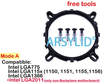 ARSYLID CPU fan suport pentru Intel LGA775 1151 1366