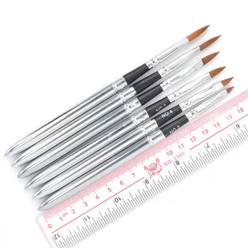 YZWLE 6 BUC/Pack Detasabil Nail Art Pictura Desen Stilou Set Perie pentru Unghii Acrilice UV Gel Unghii Instrumente de Frumusete Perii 31