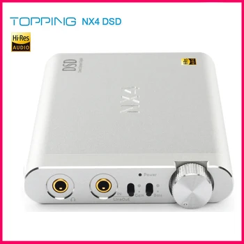 Upgrade de la Versiunea Topping NX4 DSD512 ES9038Q2M XMOS-XU208 chip Portabil USB DAC Decodor 32bit/768kHZ Amplificator pentru Căști