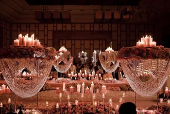 80cm Inaltime Acrilice Tabelul de Cristal piesa Centrala Nunta Candelabru Stand de Flori de Nunta de Decorare Centepiece
