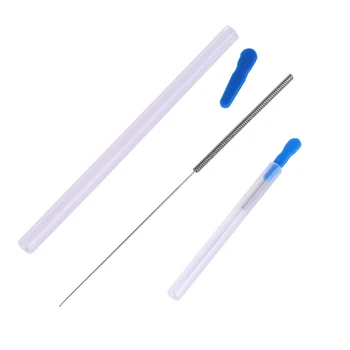 100 buc steril ac de acupunctura pentru o singură utilizare cu tub huanqiu ac de acupunctura