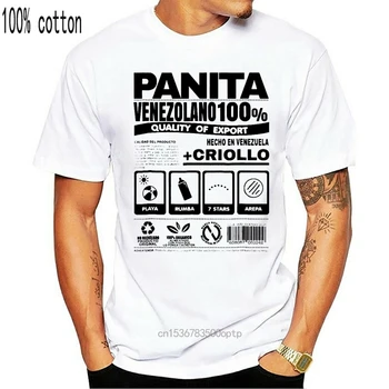 Panita Venezuelean - Funny Venezuela Tricou Tricou Barbati Negru cu Maneci Scurte din Bumbac Hip Hop de Imprimare T-shirt, Tee Shirts