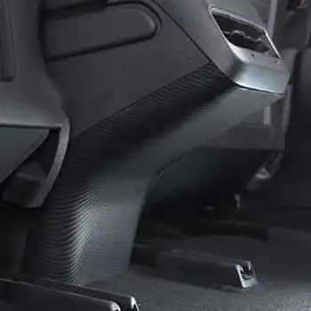 Glazura Mat Din Fibra De Carbon Pentru Tesla Model 3 Interior Cotiere Cutie Bancheta Din Spate Anti-Lovitură De Protecție A Acoperi Model3 Accesorii