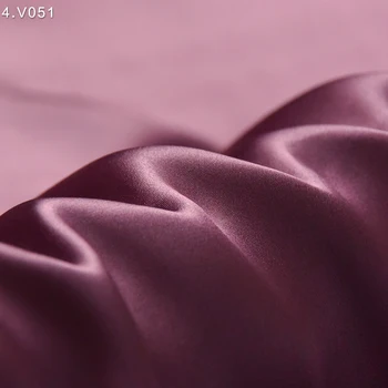 HYSK mulbery mătase crep satin tesatura grele naturale 19mm reale mătase pură China ducesa de culoare maro metru pentru rochie/lenjerie de pat