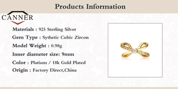 CANNER Argint 925 Manșetă de Ureche Clip Cercei pentru Femei de Moda de Culoare de Aur nu Piercing Clip Pe Ureche Bijuterii pendientes