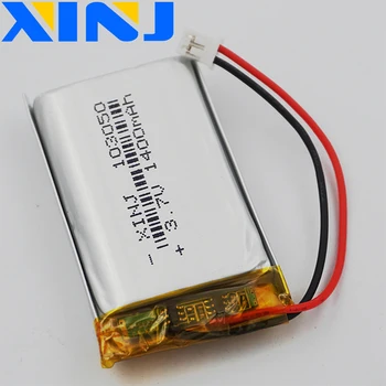 XINJ 3.7 V, 1400mAh Litiu-Polimer baterie Reîncărcabilă Li-Po Baterie 103050 2pin JST 2.0 mm Pentru GPS DIY Audio, E-book Camera PDA Tablet PC