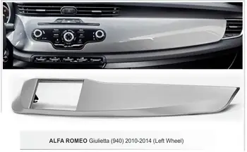 Dublu DVD Auto Din Cadru pentru Alfa Romeo Giulietta tabloul de Bord Kit Măștii de Acoperire Radio Stereo Adaper Dash Montare Panou Ornamental Angel