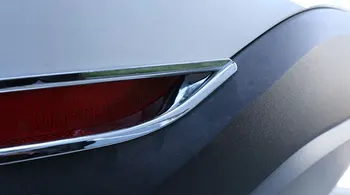 2 buc Spate Coada de Lumină Lampă Cadru Trim Autocolant Pentru BMW X1 F48 20i 25i 25le 2016-2019 ABS Crom lucios Accesorii Auto-Styling
