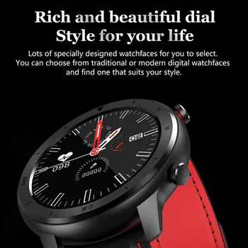 Ceas inteligent Oameni Complet Tactil Rotund Tracker de Fitness pentru Femei Dispozitive Portabile IP68 ceas Inteligent Rata de Inima Smartwatch Pentru Xiaomi, Huawei