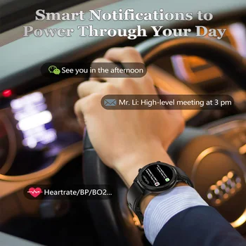 Ceas inteligent Oameni Complet Tactil Rotund Tracker de Fitness pentru Femei Dispozitive Portabile IP68 ceas Inteligent Rata de Inima Smartwatch Pentru Xiaomi, Huawei
