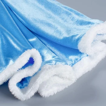 Brand Fete Șanț Mantie Haina Copii Elsa Printesa Rochie De Până Accesoriu De Crăciun Pentru Copii Haine Pentru Cosplay Printesa De Fata