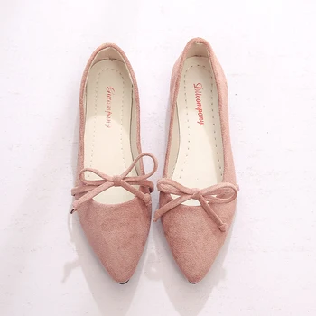 Cresfimix zapatos de mujer femei confortabil moale roz alunecare pe pantofi plat doamna casual subliniat toe pantofi pentru femeie pantofi rece c2080