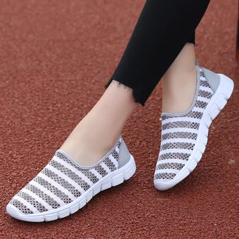 LEIXAG Doamnelor Pantofi Plat Plasă Formatori Moale Respirabil Usoare Plat Mocasini Femei Pantofi de Mers pe jos în aer liber Plus Dimensiune 36-41