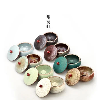Ceramice Simple, Creative Scrumiera în stil European, Personalitate de Moda Scrumiera Living Vânt Chinez Antic Decor