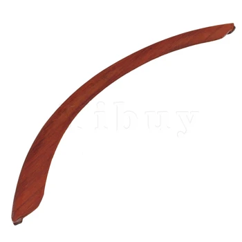 Yibuy Roșu Redwood Gândit Solid Chitara Brațul Restul Chitara Piese & Accesorii Înlocuitor pentru 39-41 Inch Chitara Acustica