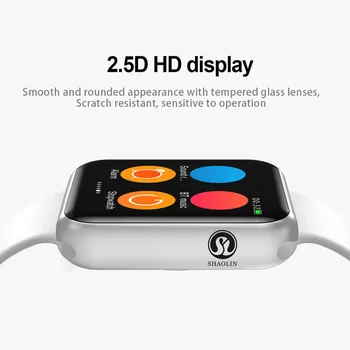 Ceas inteligent Seria 4 1:1 SmartWatch Caz Pentru Apple watch iOS, iphone, telefon Android Cu Rata de Inima ECG Pedometru 44mm Bluetooth