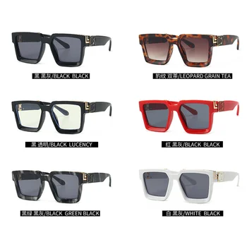 Scut Pătrat ochelari de Soare Barbati 2020 de Lux de Brand Designer de Ochelari de Soare Femei de sex Feminin Culoare Gradient Ochelari Oculos UV400