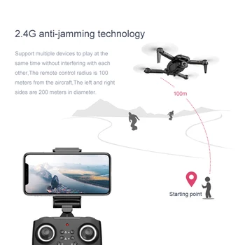 În 2020, Noul Mini Rc Drone XT6 4K1080P HD Dual WiFi Camera FPV Presiunea Aerului Altitudinii Pliabil Dronă Quadcopter pentru jucării