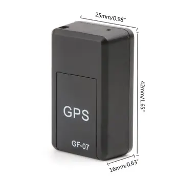 2020 Nou GF-07 Mini GPS Tracker Dispozitiv de Urmărire în timp Real Localizare Magnetic Îmbunătățită Localizare n21