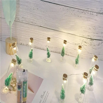 3m CONDUS Pomul de Crăciun din Sticlă care Doresc Sticla Șir de Lumina Benzi de Lumină Eco-friendly 20 LED Sticla Lumina de Noapte pentru Decor