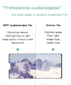 MOFI Pentru LG V40 ThinQ Ecran Protector din Sticla Temperata 3D Curbat Complet Acoperite pentru LG V40 ThinQ de Protecție de Film de Sticlă rezistentă la Șocuri