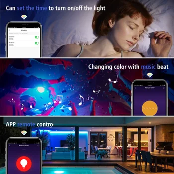 Tuya WiFi Smart LED Controller 5V-24V 4 Pin RGB LED Strip Lumina Controler Inteligent Viața Control Vocal Lucra cu Alexa Echo Google