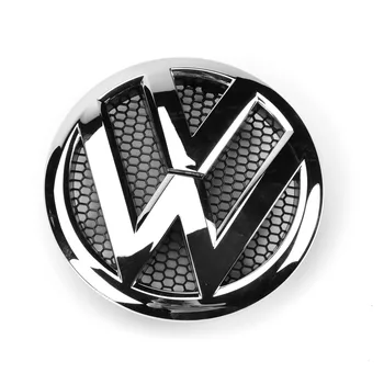 162MM OEM Chrome Fagure de miere Fata Grila Radiator Emblema + 130mm Spate Capac Portbagaj Auto Logo Insigna Emblema pentru VW Volkswagen T5