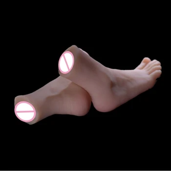 Sentiment Real 1:1 Picior Fals Vagin Artificial Masturbari Iubitoare Picioare Vibrator Pentru Stimulare Sexuala Jucarii Papusi Roman Jucarie Inele Pentru Penis