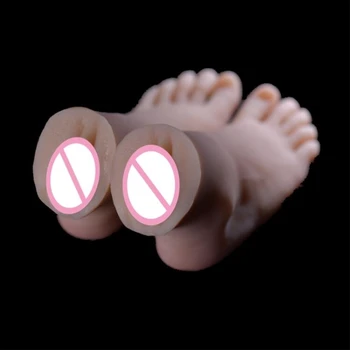 Sentiment Real 1:1 Picior Fals Vagin Artificial Masturbari Iubitoare Picioare Vibrator Pentru Stimulare Sexuala Jucarii Papusi Roman Jucarie Inele Pentru Penis