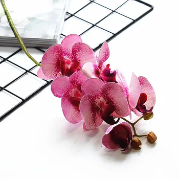 Simulare Fluture Orhidee, Flori Artificiale flori decor flori de orhidee real touch home decor plante artificiale