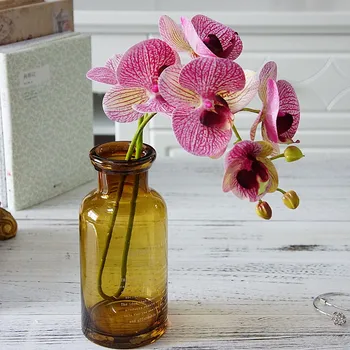 Simulare Fluture Orhidee, Flori Artificiale flori decor flori de orhidee real touch home decor plante artificiale