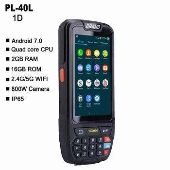 PL-40L ecran mare 1d bluetooth android scanner de coduri de bare pda terminal de date scanner