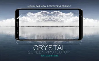 2 buc/lot pentru xiaomi mi6x NILLKIN Super Cristal clar de film protector Anti-Orbire Mată ecran protector de film de Km A2 MiA2