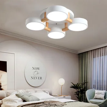 Lămpi Simplu și Modern Stil Japonez de Dormitor din Lemn Masiv Restaurant la Casa de Creație Personalizate CONDUS candelabru