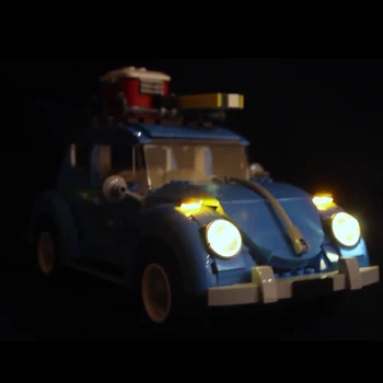 Lumina LED-uri kit pentru lego 10252 technic Masina de Oras Beetle Model Compatibil 21003 Blocuri Caramizi (include doar lumina set)