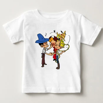 Sur la piste du Marsupilami Imprimate T-shirt aventura pădure îmbrăcăminte de vară cu mânecă scurtă Boy Tricou fetita pânză