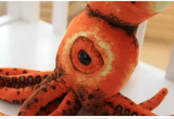 1 buc 60cm simulare calmar maneca-pește inkfish sepia papusa de plus perna umplute jucărie fată băiat copiii cadou creativ